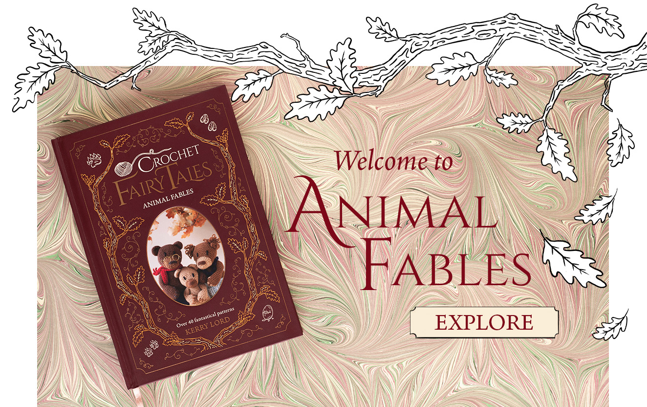 Animal fables crochet fairy tales patterns kerry lord